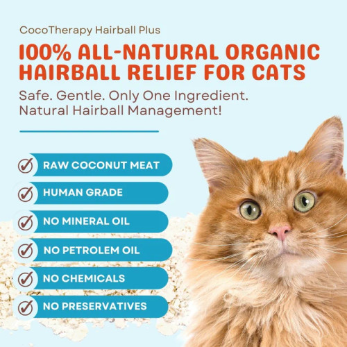 Organic Hairball Plus by CocoTherapy 7oz Organic Hairball Plus by CocoTherapy 7oz