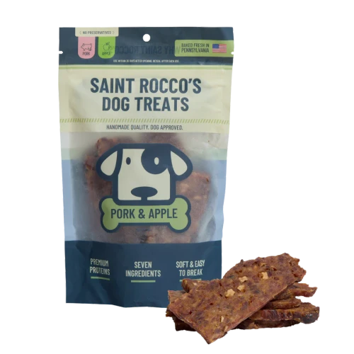 Saint Rocco's Dog Treats Pork & Apple 8oz