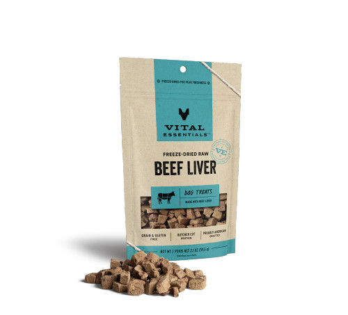 Vital Essentials Freeze-Dried Raw Beef Liver Treats 2.1oz