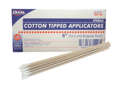 Cotton Tip Applicator 6" 100ct