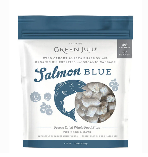 Green Juju FD Salmon Blue Whole Food Bites Pack 7.5 oz