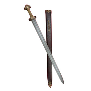 Bronze Hilt Danish Viking Sword with Damascus Blade