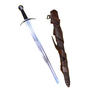 Knightly Arming Sword- Stage Combat Version with Scabbard and Integrated Sword Belt Knightly Arming Sword- Stage Combat Version with Scabbard and Integrated Sword Belt