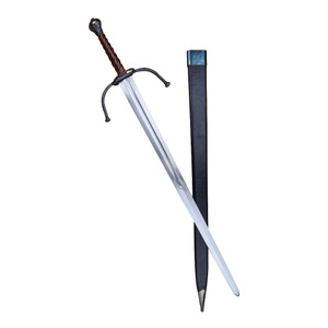 German Longsword with Twisted Wood Grip German Longsword with Twisted Wood Grip