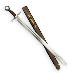 12th Century Holy Land Crusader Sword with Suspension Loop Scabbard – Deepeeka
