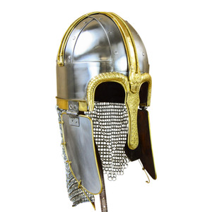 Coppergate Anglo Saxon Deluxe Helm – 18 Gauge – Deepeeka