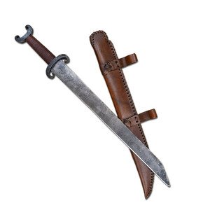 Viking Forged Long Seax with Type G Hilt – Deepeeka Viking Forged Long Seax with Type G Hilt – Deepeeka