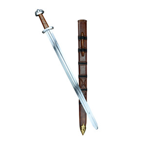 Five-Lobe Viking Sword - Deluxe Scabbard - Deepeeka Five-Lobe Viking Sword - Deluxe Scabbard - Deepeeka