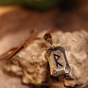 Viking Rune Pendant Raido | Journey Rune Necklace | Norse Travel Amulet | Viking Jewelry for Him or Her Viking Rune Pendant Raido | Journey Rune Necklace | Norse Travel Amulet | Viking Jewelry for Him or Her