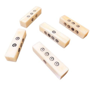 Viking Bone Dice Set of 5 – Real Bone- Handcrafted Viking Bone Dice Set of 5 – Real Bone- Handcrafted