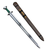 Viking Temple Sword with Green Grip – New Model