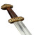 Bronze Hilt Viking Sword with Leather Wrapped Grip – Deepeeka Primus