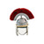 Roman Centurion Helmet with Red Plume, Ancient Warrior Costume Accessory