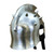Gladiator Helm with Spikes – 18 Gauge – Deepeeka