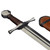 12th Century Holy Land Crusader Sword - Stage Combat version