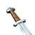Five-Lobe Viking Sword with Suspension Loop Scabbard – Deepeeka