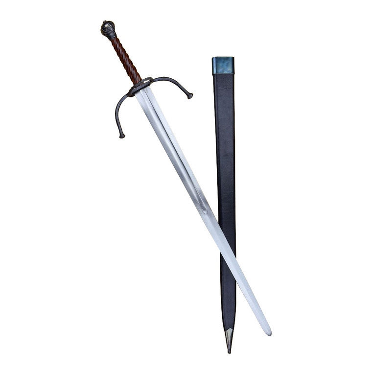 German Longsword with Twisted Wood Grip