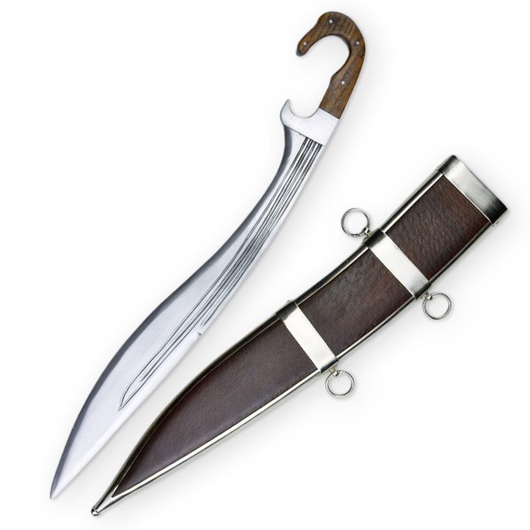 Iberian Falcata with Wood Grip – Deepeeka