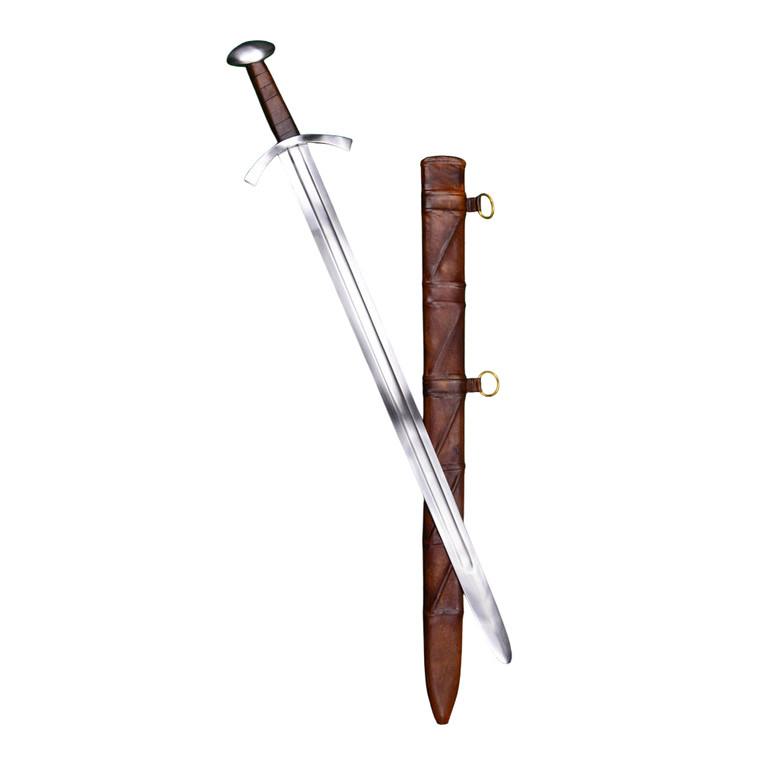 Sword of Saint Maurice – Stage Combat Version with Hanging Rings Scabbard – Deepeeka