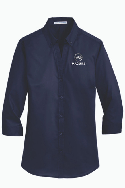 Maguire - Port Authority® Ladies 3/4-Sleeve SuperPro™ Twill Shirt
