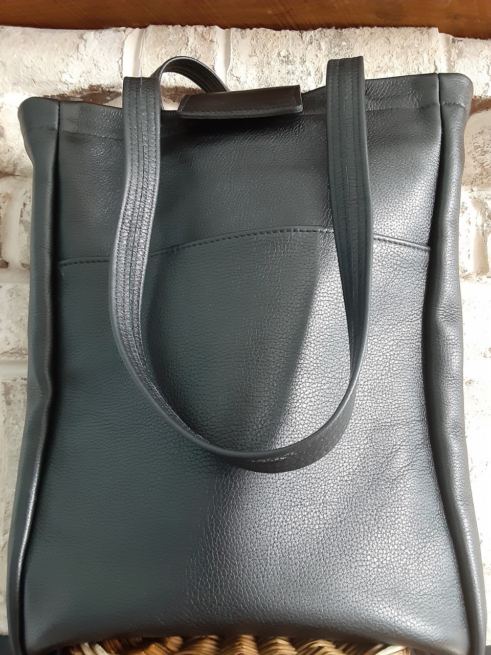 giant leather tote
