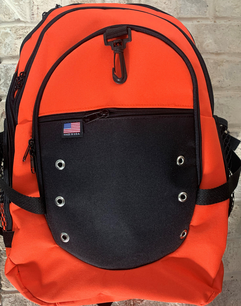 orange daypack