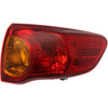 Tail Light For 2009-2010 Toyota Corolla Set of 2 Left and Right Outer CAPA