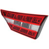 Halogen/LED Tail Light Set For 2013-15 Toyota Avalon Inner Clr/Rd w/Blb 2Pc CAPA