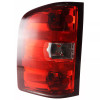 Halogen Tail Light Set For 2007-13 Chevy Silverado 1500 Clr/Red w/Blbs 2Pcs CAPA