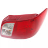 Halogen Tail Light Set For 2006-2011 Kia Rio Clear & Red Lens w/ Bulbs 2Pcs CAPA