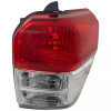 Halogen Tail Light Set For 2010-2013 Toyota 4Runner Clear & Red Lens 2Pcs