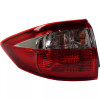 Tail Light Set For 2013-2016 Ford C-Max Left Right Outer Red Lens Halogen CAPA
