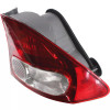 Tail Light Set For 2009-2011 Honda Civic Right Inner and Outer Clear/Red Halogen