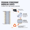 VEVOR 400PCS LED Storefront Lights, 207 ft, LED Module Lights, 5050 SMD 3-LED RG