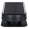 VEVOR Solar Attic Fan, 40 W, 1230 CFM Large Air Flow Solar Roof Vent Fan, Low No