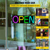 VEVOR LED Open Sign, 20" x 7" Neon Open Sign for Business, Adjustable Brightness