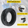 VEVOR Hydraulic Hose 328 Feet Rubber Hydraulic Hoses with 2 High-Tensile Steel W