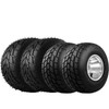 VEVOR Go Kart Tires and Rims 10x4.50-5 Front 11x6.0-5 Rear Go Kart Wheels and Tires Sets of 4