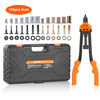 VEVOR 16" Rivet Nut Tool, Labor-Saving Rivnut Tool Kit with 13PCS Metric & SAE Mandrels, 186PCS Rivet Nuts,M3, M4, M5, M6, M8, M10, M12, 1/4-20, 5/16-18, 3/8-16,1/2-13, 8-32, 10-24 With Carrying Case