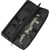 VEVOR Tactical Range Bag, 42 inch Tactical Double Firearm Bag, Soft Outdoor Tactical Case with Lockable Zipper, Portable Handle & Shoulder Strap, 3 Large Storage Pockets Tactical Range Case, Black