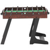 VEVOR Folding Foosball Table, 42 inch Standard Size Foosball Table, Indoor Full Size Foosball Table for Home, Family, and Game Room, Soccer with Foosball Table Set, Includes 2 Balls