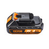 VEVOR 20V 2.0Ah Lithium-Ion Battery - High-Capacity Replacement Battery Pack for Power Tools Batteries, Compatible with 20V Cordless Power Tools