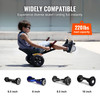 VEVOR Hoverboard Seat Attachment, Compatible with All 6.5" 8" 8.5" 10" Hoverboards, Grips Control, Adjustable Frame Length and 220 LBS Load Capacity, Hover Board Go Karts Accessory, for Kids Adults