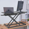 VEVOR Standing Desk Converter, Two-Tier Stand up Desk Riser, 36 inch Large Sit to Stand Desk Converter, 5.5-20.1 inch Adjustable Height, for Monitor, Keyboard & Accessories Used in Home Office