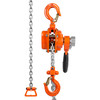 VEVOR Manual Lever Chain Hoist, 1/4 Ton 550 lbs Capacity 10 FT Come Along, G80 Galvanized Carbon Steel with Weston Double-Pawl Brake, Auto Chain Leading & 360° Rotation Hook, for Garage Factory Dock