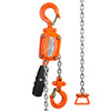 VEVOR Manual Lever Chain Hoist, 1/4 Ton 550 lbs Capacity 10 FT Come Along, G80 Galvanized Carbon Steel with Weston Double-Pawl Brake, Auto Chain Leading & 360° Rotation Hook, for Garage Factory Dock