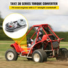 VEVOR Go Kart Torque Converter Kit CVT Clutch 1" 10T #40/41 12T #35 Replaces Comet TAV2 Manco (Comes with 2 Sprocket 1x 12 Tooth 35 & 1x10 tooth 40/41)