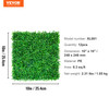 VEVOR 12PCS 10x10 inch Artificial Boxwood Panels, Boxwood Hedge Wall Mat,Artificial Grass Backdrop Wall, Privacy Hedge Screen UV Protected for Outdoor Indoor Garden Fence Backyard