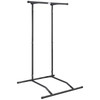 VEVOR Power Tower Dip Station, 2-Level Height Adjustable Pull Up Bar Stand, Multi-Function Strength Training Workout Equipment, Home Gym Fitness Dip Bar Station, 220LBS Weight Capacity, Black
