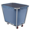 VEVOR Basket Truck, 8 Bushel Steel Canvas Laundry Basket, 3" Diameter Wheels Truck Cap Basket Canvas Laundry Cart Usually Used to Transport Clothes, Store Sundries Suitable for Hotel, Home, Hospital